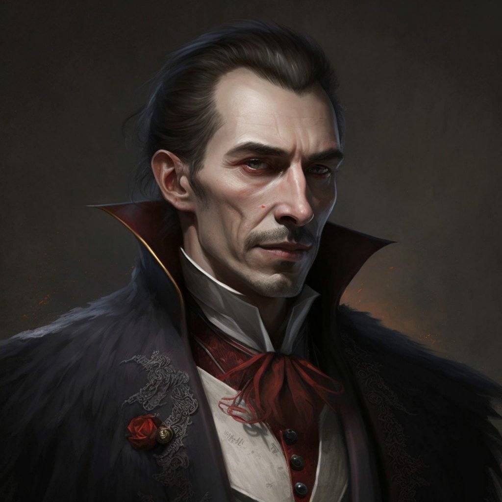 ai generated, count dracula, count