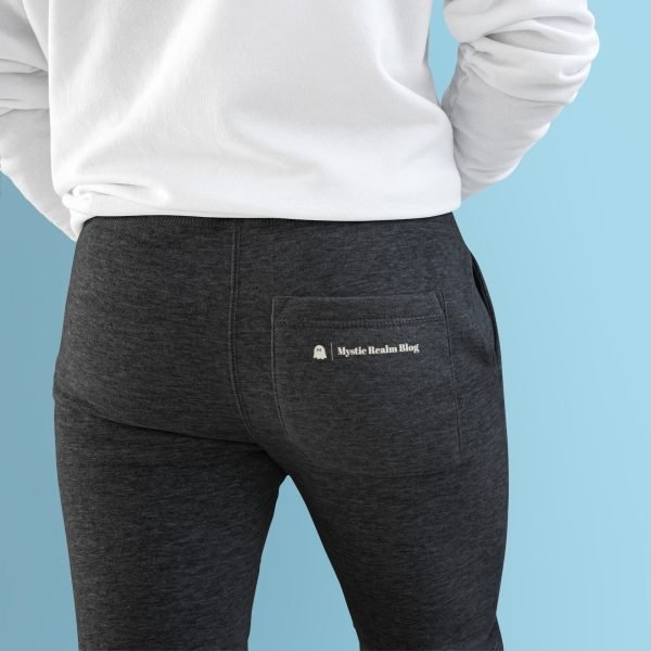 MysticRealmBlog.com Unisex Fleece Joggers - Charcoal