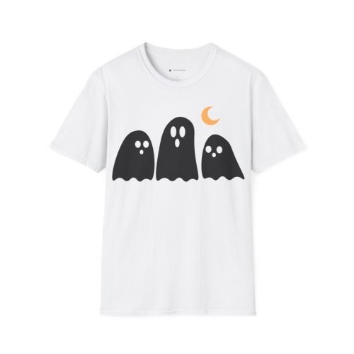 Three Ghosts Tee - White