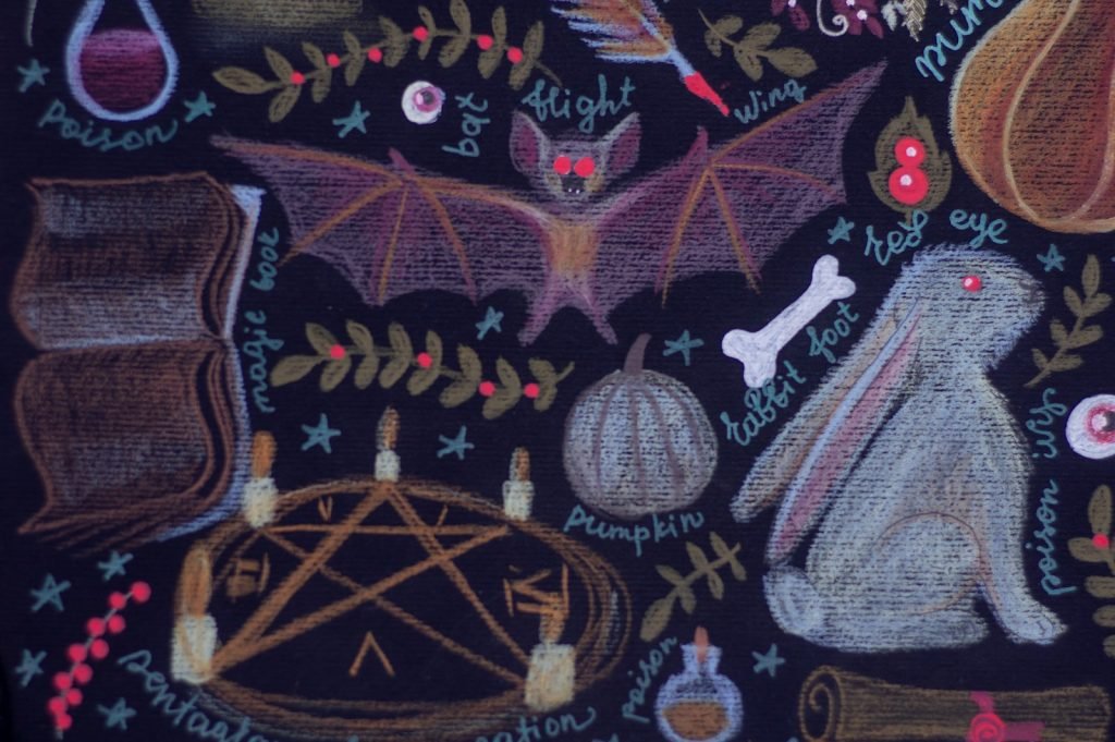 a close-up of a map hoodoo voodoo