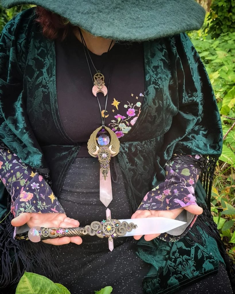 Athame Blessed Branches Protection During Paranormal Investigations