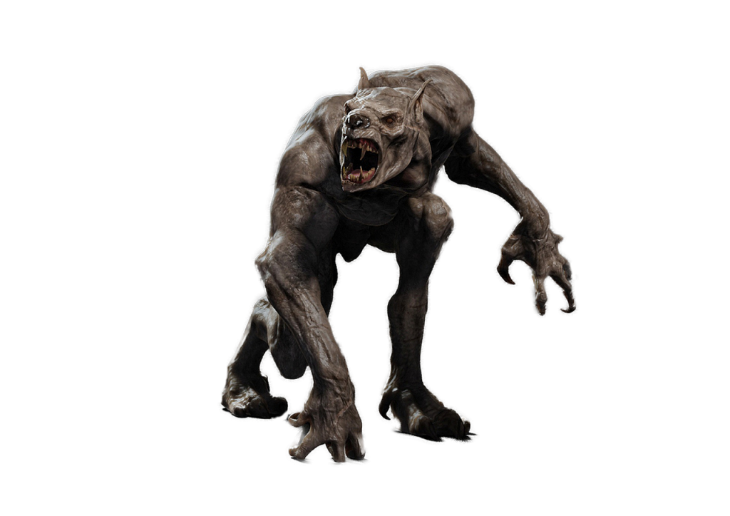 background, werewolf, transparent