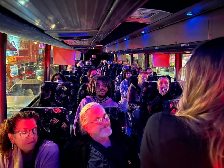 Haunted Places in California Bus Tour, People on bus