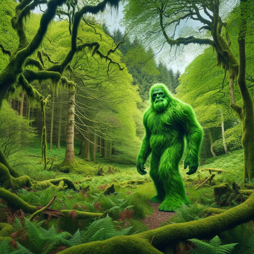 green man bigfoot in english woods