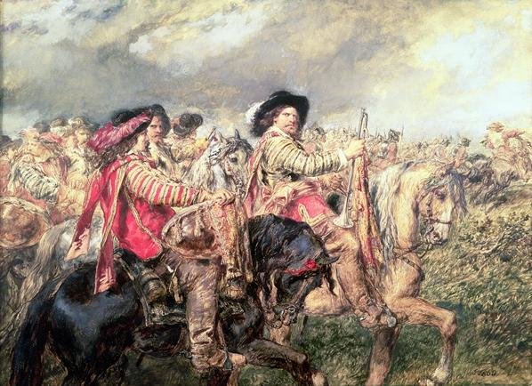 The Battle of Nasby 14th of June 1645 Depiction