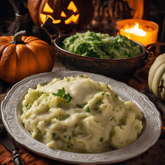 Traditional Colcannon in a Samhain Setting